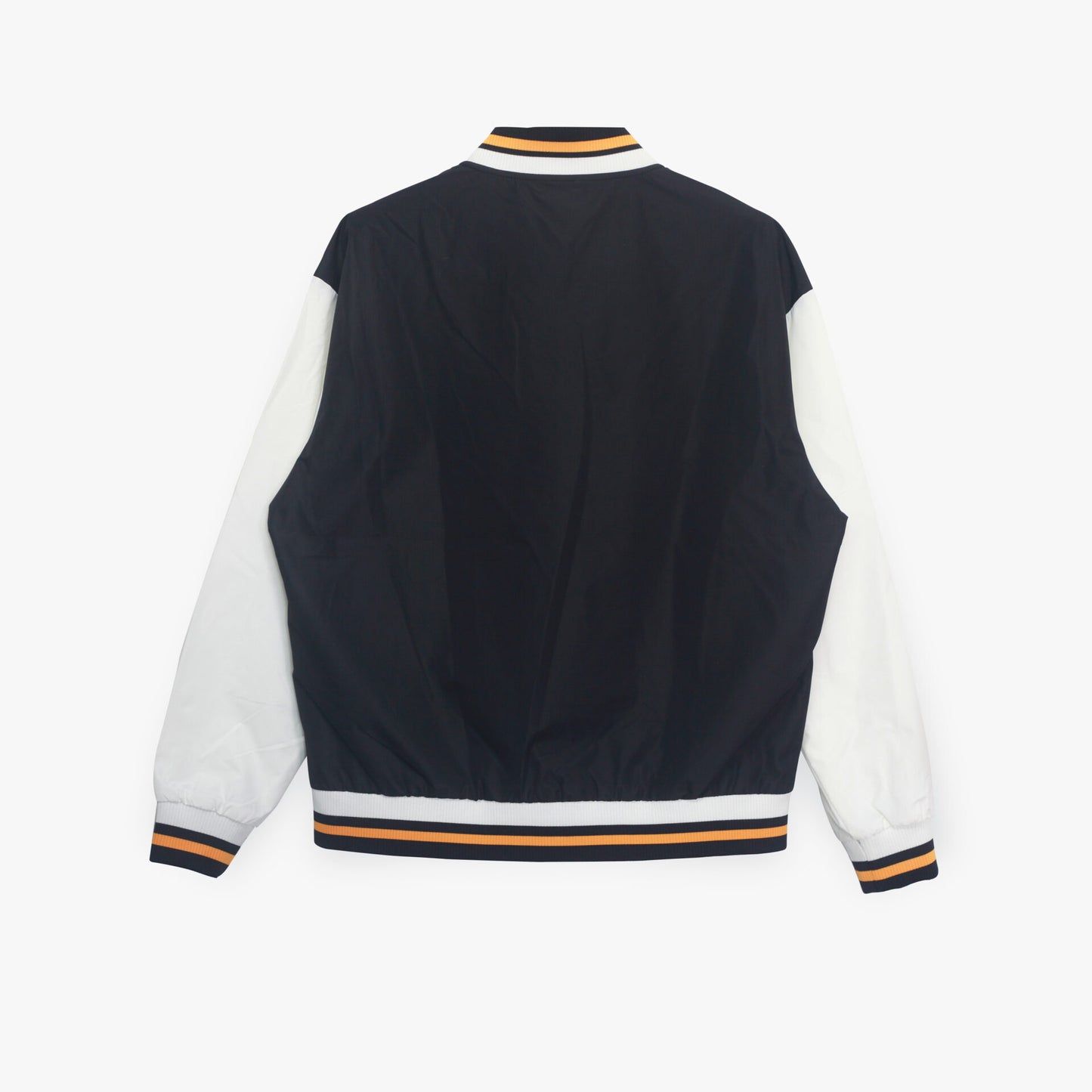 Peak Woven Baseball Jacket Black