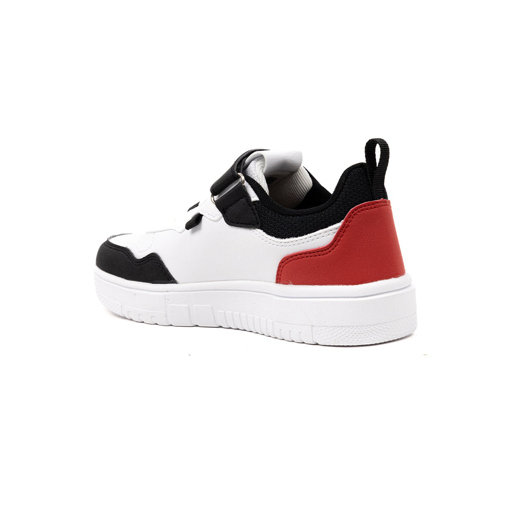 Peak Kid Shoes_White/Black/Red
