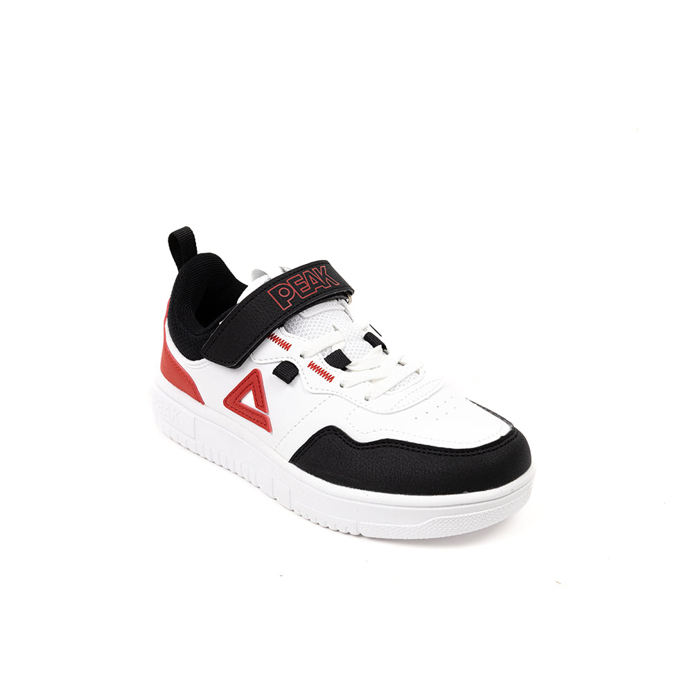 Peak Kid Shoes_White/Black/Red
