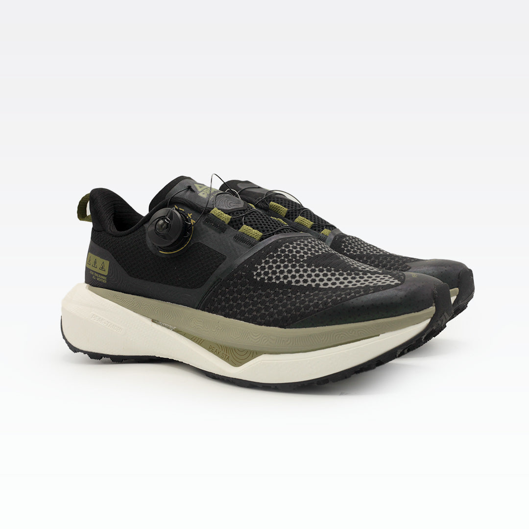 Peak Taichi Trail Running Shoes Black/Chrome Green